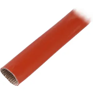 Manga de isolamento e proteção em fibra de vidro revestida a silicone -60...250°C Ø18mm