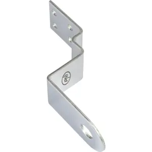 Suporte para montagem de antena CB em aço Inox p/ porta (viaturas MAN)