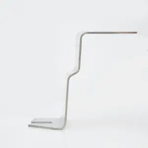 Suporte universal em Z para montagem de antena CB no capot / bagageira em aço inox
