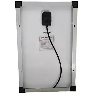 Painel fotovoltaico monocristalino 12V (18.15V) 1.11A 20W - 480x240x25mm