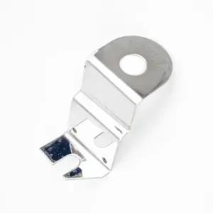 Suporte universal em Z para montagem de antena CB no capot / bagageira em aço inox