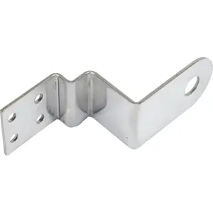 Suporte para montagem de antena CB em aço Inox p/ porta (viaturas MAN)
