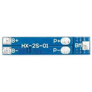 Placa BMS com Balanceamento para 2 Baterias Li-Ion 18650 (2S) 8,4VDC 5A