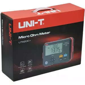 Microohmímetro - Medidor Digital de Microohms de alta-precisão (0.001mΩ a 300.0kΩ)