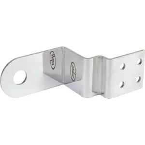 Suporte para montagem de antena CB em aço Inox p/ porta (viaturas MAN)