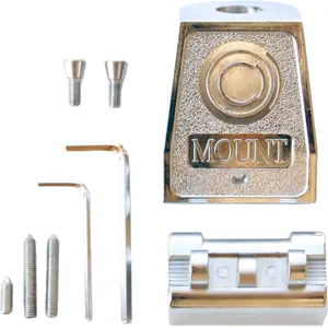 Suporte universal para montagem de antena CB em rebordos - inclinável
