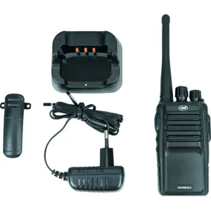 Walkie-talkie 16 canais PMR446 10km c/ base de carregamento