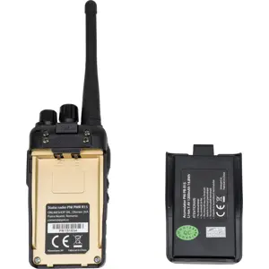 Walkie-talkie 16 canais PMR446 10km c/ base de carregamento