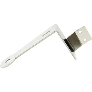 Suporte para montagem de antena CB em aço Inox p/ pilar da porta (viaturas SCANIA R/S/G)