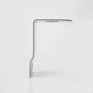 Suporte universal em L para montagem de antena CB em aço inox - 70x45mm