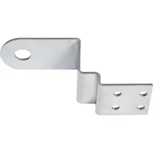 Suporte para montagem de antena CB em aço Inox p/ porta (viaturas MAN)