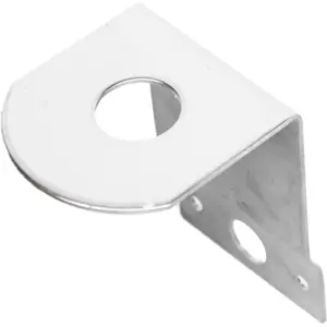Suporte universal em L para montagem de antena CB em aço inox - 70x45mm