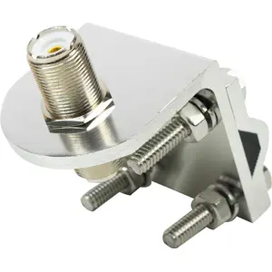 Soporte universal para montaje de antena CB en barras horizontales - c/ ficha PL