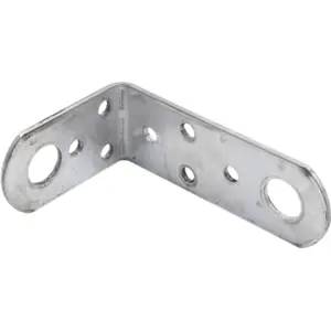 Suporte universal em L para montagem de antena CB em aço inox - 99x64mm