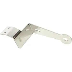 Suporte para montagem de antena CB em aço Inox p/ pilar da porta (viaturas SCANIA R/S/G)