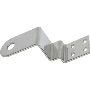 Suporte para montagem de antena CB em aço Inox p/ porta (viaturas MAN)