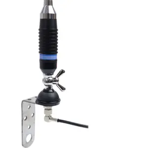 Suporte universal em L para montagem de antena CB em aço inox - 99x64mm