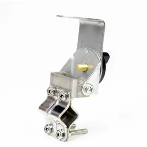 Suporte universal para montagem de antena CB no espelho ou barra metálica - inclinável