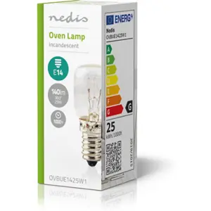 Lâmpada para forno 300º T25 E14 230V 25W