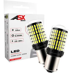 Lâmpada LED BA15s P21W 12V 10W 600lm CANBus - 55mm [2 unid.]