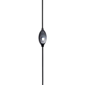 Auricular c/ suporte auditivo e microfone (duplo-Jack) para estações rádio PMR (Midland)