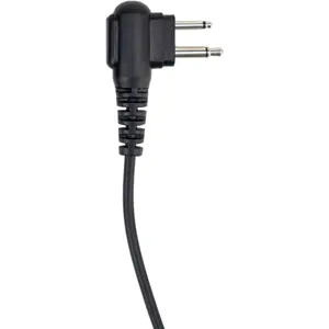 Auricular de tubo acústico c/ microfone (duplo-Jack) para estações rádio PMR (Motorola)