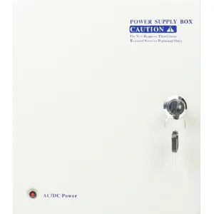 Fonte de alimentação CCTV em caixa metálica - 12V 15A 180W - 9 saídas