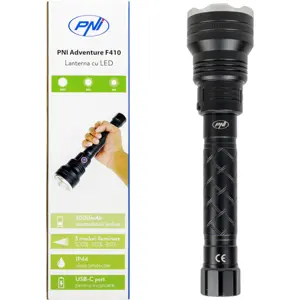 Lanterna LED profissional SST20 10W 700lm recarregável 3000mAh USB-C - IPX44