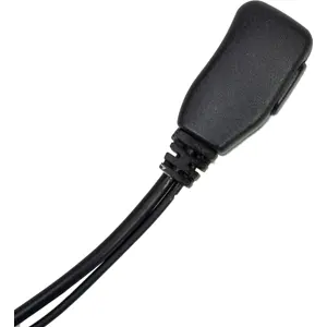 Auricular de tubo acústico c/ microfone (Jack 2.5mm) para estações rádio PMR (Motorola)