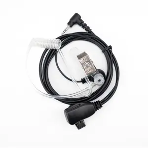 Auricular de tubo acústico c/ microfone (Jack 2.5mm) para estações rádio PMR (Motorola)