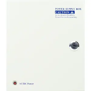 Fonte de alimentação CCTV em caixa metálica - 12V 15A 180W - 9 saídas