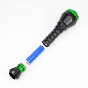 Lanterna especial CAÇA - LED verde 10W 500lm recarregável USB-C 4000mAh - IP44