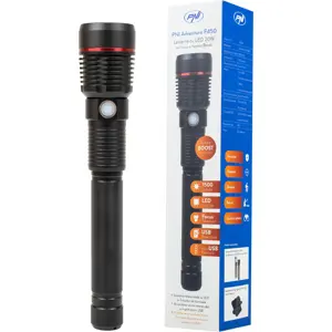 Lanterna LED Cree HP50.2 c/ foco e BOOST - 20W 1500lm c/ powerbank 4400mAh