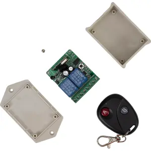 Central receptora de garagem 433Mhz (2 teclas)