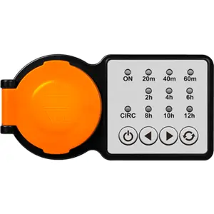 Temporizador de exterior c/ contagem decrescente e função de ciclo - IP44