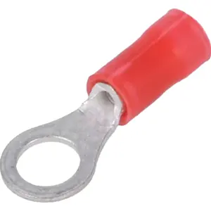 Terminal de olhal isolado vermelho (0.3..1.42mm²) M5 Ø5.3mm
