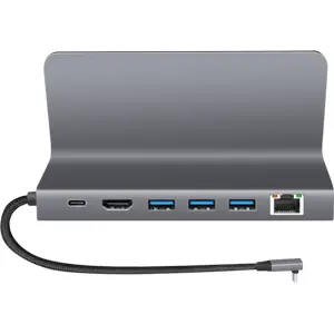 Docking Station USB 3.2 Gen1 6-em-1 compatível c/ Valve Steam Deck