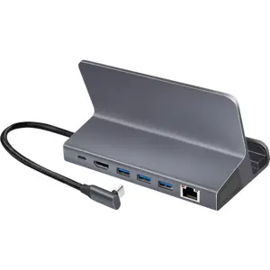 Docking Station USB 3.2 Gen1 6-em-1 compatível c/ Valve Steam Deck