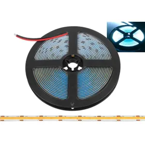 Fita LED COB 6000K (branco frio) 12VDC 1500lm/m 9.6W/m (48W) IP20 - rolo de 5.0m