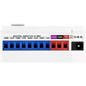 Controlador IoT PLC c/ 8 Entradas Opto-isoladas e 4 Relés p/ calha DIN
