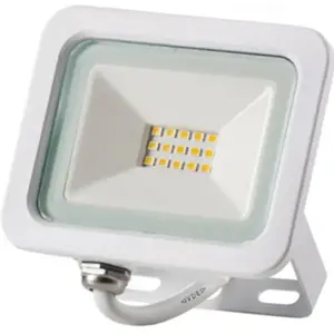 Projector LED Slim 230VAC 10W 3000K (branco quente) 650lm - Branco