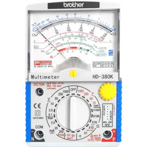 Multímetro analógico (1000Vac/dc 10Adc 100KΩ hFE)