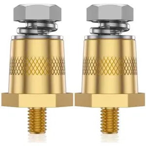 Conjunto de adaptadores de borne de parafuso M6 para baterias (positivo + negativo)