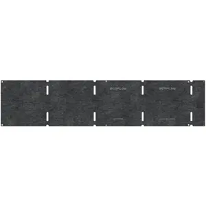 Painel fotovoltaico monocristalino dobrável p/ Power Station 24.5Voc 3.5A 60W (c/ USB-C)  - 135x30cm