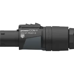 Ficha powerCON TRUE1 fêmea 3 contactos (2+T) 16A 250V [cabo 6-12mm]