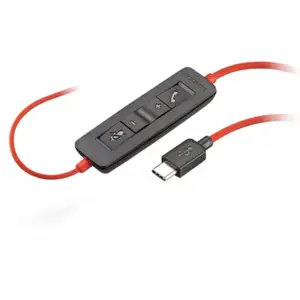 Auscultador headset de call center c/cabo USB e cancelamento de ruído