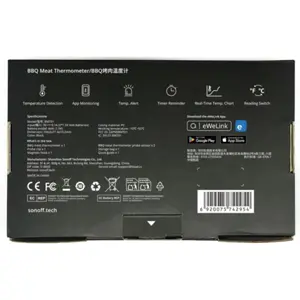 Termómetro Inteligente para Churrasco com Conectividade Bluetooth + 2 sondas