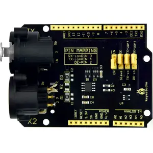 Shield DMX (RDM) compatível c/ Arduino