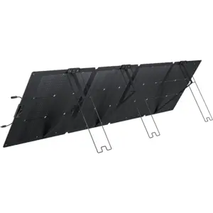Painel fotovoltaico bifacial monocristalino dobrável p/ Power Station 21.5V 12.4/9.9A 220W - 600x2155mm