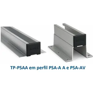 Tampa de acabamento para perfil de alumínio PSA-A